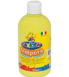 Farba tempera 500 ml, żółta cytrynowa CARIOCA 170-2367 Carioca