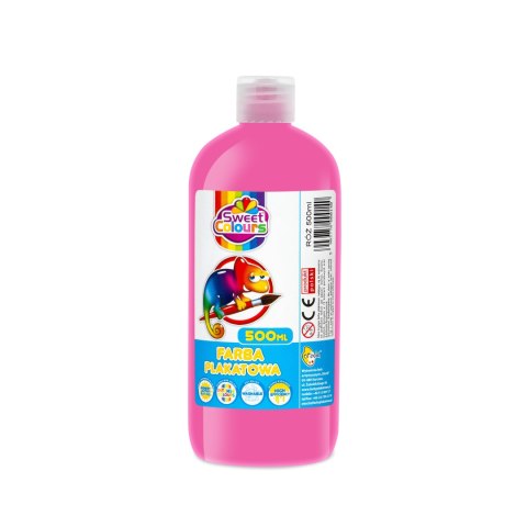 Farby plakatowe w butelce 500ml róż Sweet Colours 00140 OTOCKI Otocki