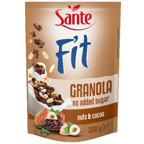 Granola orzechy-kakao Fit bez cukru 300g SANTE Sante
