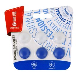 Magnesy MEMOBOARDS do tablic 6szt blister MB20B6 NR MM003-99 Memobe
