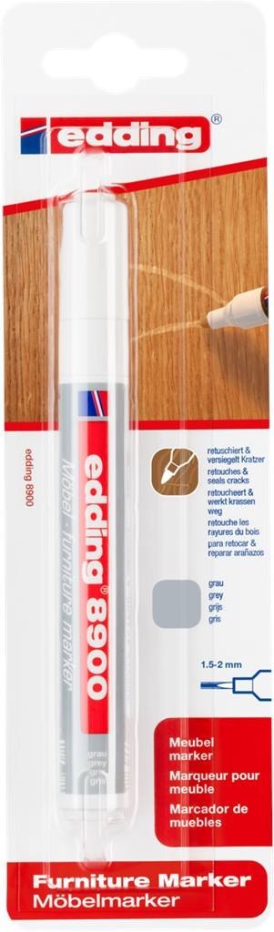 Marker do mebli szary blister Edding 8900/1/012/SZ Edding