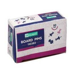 Pinezki tablicowe D.RECT 50szt. 110383 D.Rect