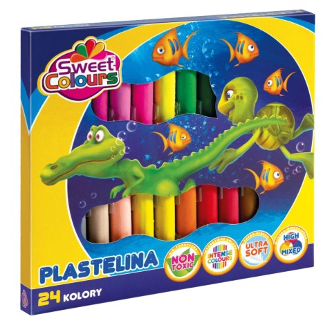 Plastelina 24 kolory Sweet Colours 90522 KOMA-PLAST Koma-Plast