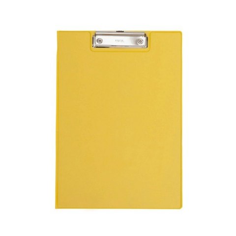 Podkładka Maul A4 z klipsem i okładką, powłoka plastikowa, żółta (23392/13 ML) Maul