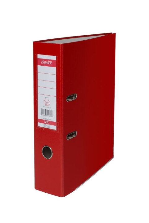 Segregator A4 80mm XXL czerwony, z szyną BANTEX 100551788 Bantex