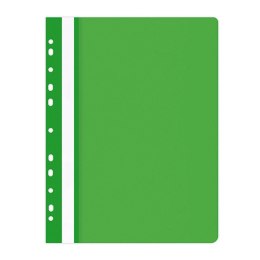 Skoroszyt , PP, A4, miękki, 100/170mikr., wpinany, zielony, typu OFFICE PRODUCTS 21104121-02 Office Product