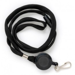 Taśma 601283 czarna (10) wypinająca z mech sciagajacym i karabińczykiem Argo