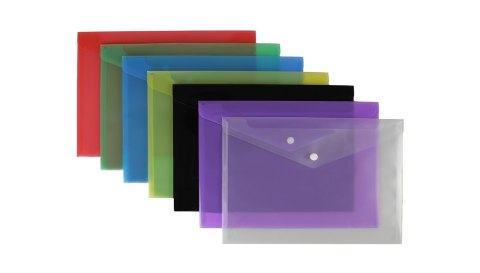 Teczka kopertowa DL SATYNA niebieska BIURFOL TKS-03-03 Biurfol