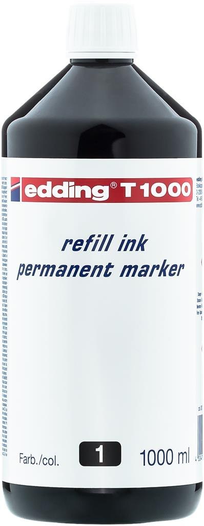 Tusz do markerów permanentnych 1000 ml czarny EDDING T1000/001/C Edding