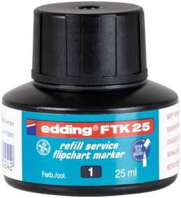 Tusz do uzupełniania markerów do flipchartów, czarny, 25ml, E-FTK 25 EDDING Edding