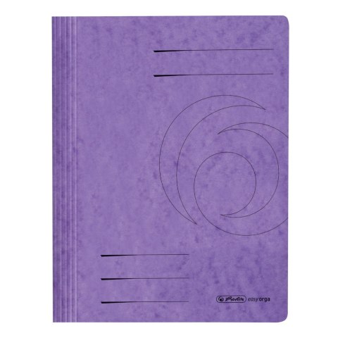 (WYCOFANY) Skoroszyt kartonowy A4 ze sprężynką fioletowy 11186582 HERLITZ Herlitz