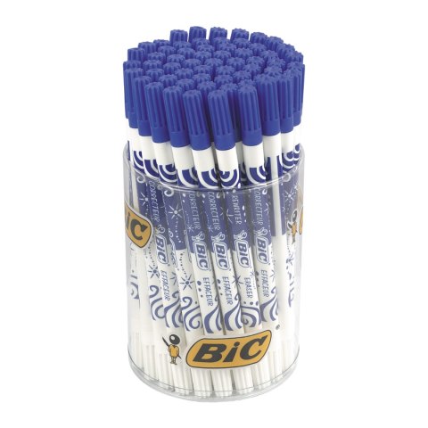 Wymazywacz do piór BIC Ink Eater niebieski Tuba 60szt, 8630491 Bic