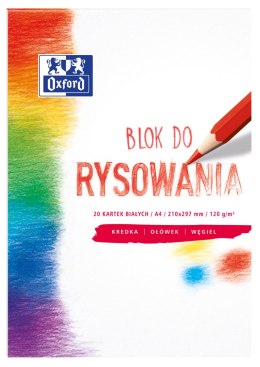 Blok rysowania OXFORD A4 20k 120G biały 400093195 Oxford