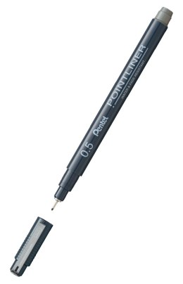 Cienkopis kalibrowany POINTLINER szary 0,5 mm S20P-5N Pentel