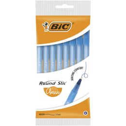 Długopis BIC Round Stic Classic niebieski, blister 8szt, 928497 Bic