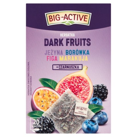 Herbata BIG-ACTIVE DARK FRUTIS 20 kopert/45g owocowo-ziołowa Big-Active