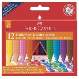 Kredki GRIP JUMBO trójkątne 12 kolorów FABER-CASTELL 122540 FC Faber-Castell