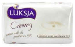 LUKSJA Mydło kostka 100g CREAMY COTTON&PROVITAMIN, 8797 Luksja