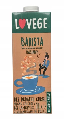 Napój roślinny SANTE OWSIANE 1L LOVEGE BARISTA (8szt.) Sante