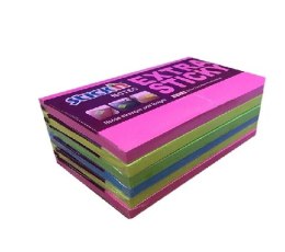 Notes samoprzylepny EXTRA STICKY 76x127mm 4 kol.neon/90 kart. 6szt. STICK`N 21687 StickN