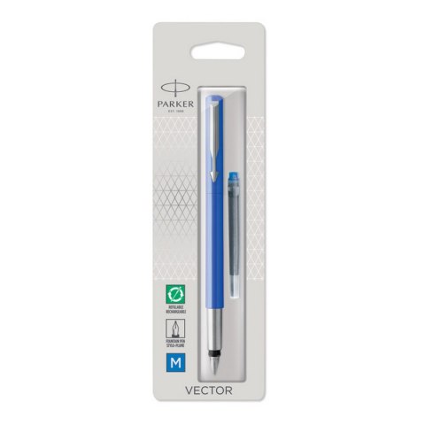 Pióro wieczne VECTOR STANDARD niebieskie PARKER S0881011 (blister) (X) Parker