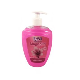 ROSA Mydło w płynie antybakteryjne z dozownikiem 500ml Magnolia Rosa