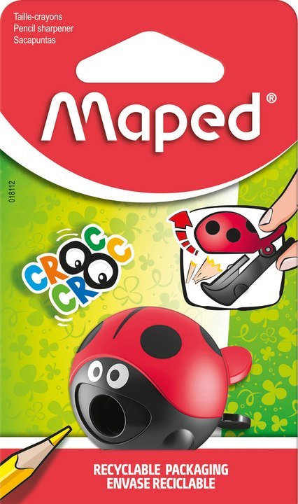 Temperówka CROC CROC EASY 1 otwór BIEDRONKA 018114 Maped blister Maped