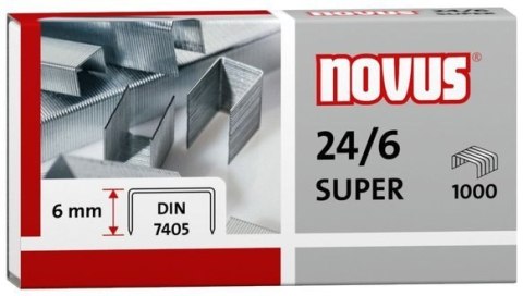 Zszywki 24/6 DIN SUPER 1000sztuk NOVUS 040-0026 Novus