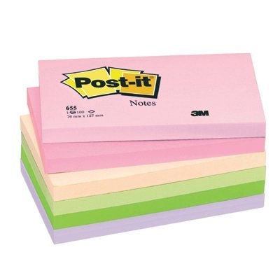 Bloczek 76*127 pal.KWIATOWA 655FL (12) POST-IT 3M 3M Post-It