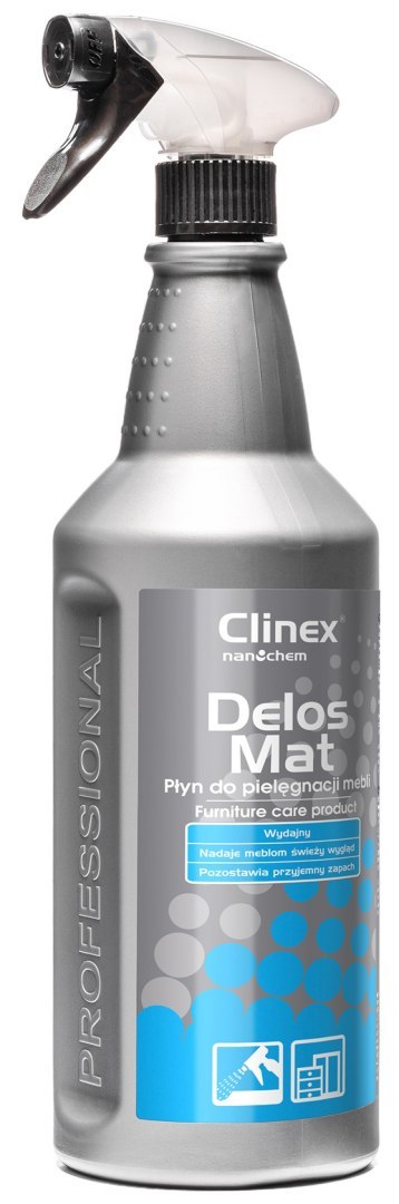 CLINEX Płyn do pielęgnacji mebli Delos Mat 1l CL77140 Clinex