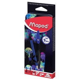 Cyrkiel Deepsea zestaw 9 elementów Maped 981834 Maped