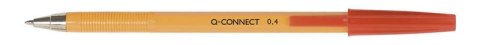 Długopis Q-CONNECT z wymiennym wkładem 0,4mm (linia), czerwony KF34048 Q-Connect
