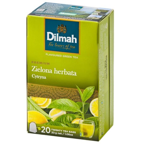 Herbata DILMAH Premium cytryna 20t zielona Dilmah