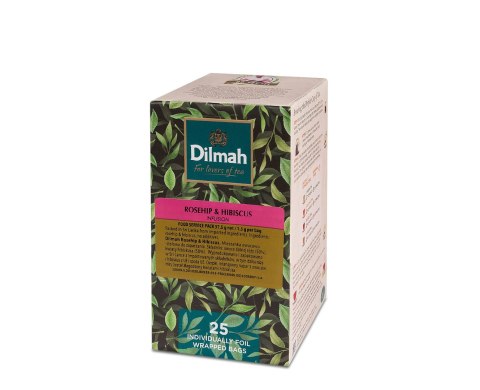 Herbata Dilmah Rosehip & Hibiscus 25 x 1,5g Dilmah