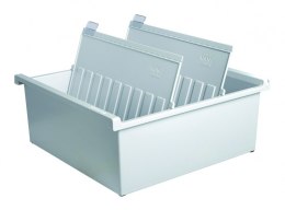 Kartoteka otwarta polistyren A4 szara HAN Kartei HN954011-13 Biella