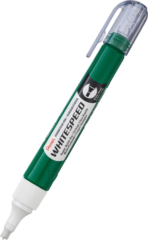 Korektor w piórze z płaską kocówką 7ml, ZLH64-W PENTEL Pentel