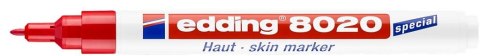 Marker do skóry 8020 czerwony 1mm EDDING Edding