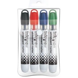Marker do tablic suchościeralnych UNI PWB-202, zestaw 4 kolory UNPWB202/4C Uni