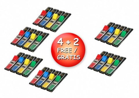 NOWY KOD BLK3020 Zest.zakładek wąskich 683-4+2(6 kpl.) 3M Post-It