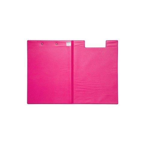 Podkładka Maul A4 z klipsem i okładką, powłoka plastikowa, różowa (23392/22 ML) Maul