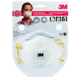 Półmaska filtrująca, ręczne szlifowanie(2)3m z zaworem8812 FFP1 XA004838802 3M