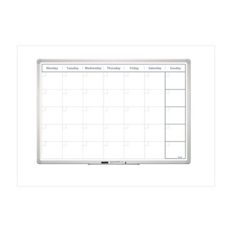 Tablica planer miesięczny, rama aluminiowa, TP004 2x3 2x3