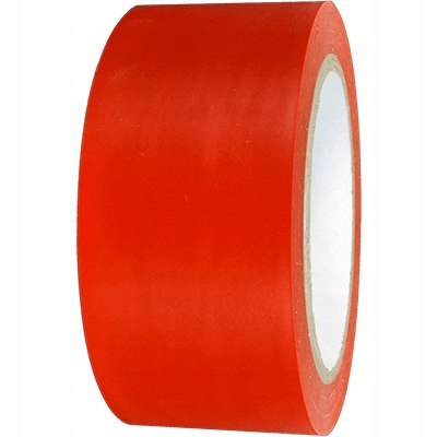 Taśma oznaczeniowa czerwona podłogowa 50mmx33m Reis