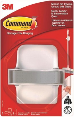 Uchwyt na szczotki COMMAND_ (17007), 1 uchwyt, 2 duże paski, biały Command 3M