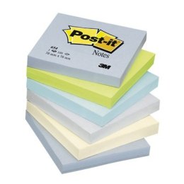 Bloczek 76x76 pal.MINERAL 654ML (6) POST-IT 3M 3M Post-It