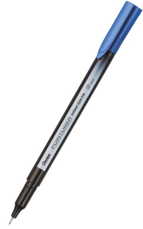Cienkopis pointliner colour, błękitny z tuszem na bazie wody, S40-S PENTEL Pentel
