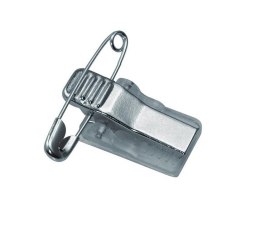 Klips samoprzylepny z agrafką do identyfikatora CT218 srebrny (100szt.) ARGO Argo