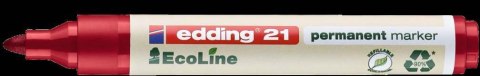 Marker EDDING permanentny ekologiczny okrągła końcówka czerwony 21/002/cz ed (X) Edding