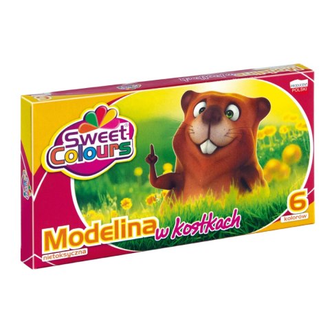 Modelina 6 kolorów Sweet Colours 01419 KOMA-PLAST Koma Plast