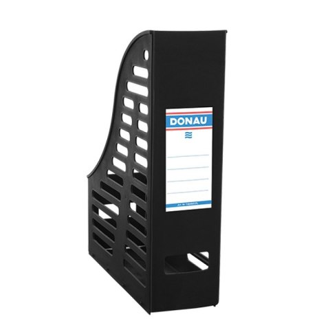 Pojemnik ażurowy na dok.PP A4 składany czarny DONAU grz.85mm Donau